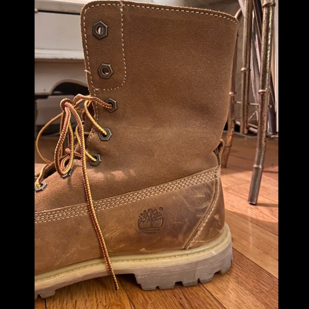 Timberland Brown Lace Up Boots - Picture 4 of 7